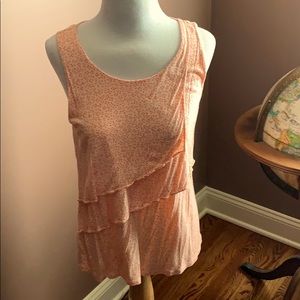 Ann Taylor cute layered summer top, medium